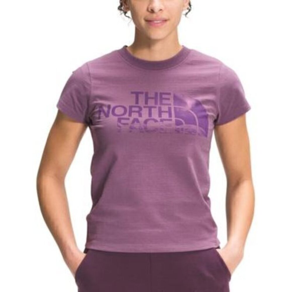 The North Face Women's Recycled Expedition Graphic S/S Top - Purple - XS